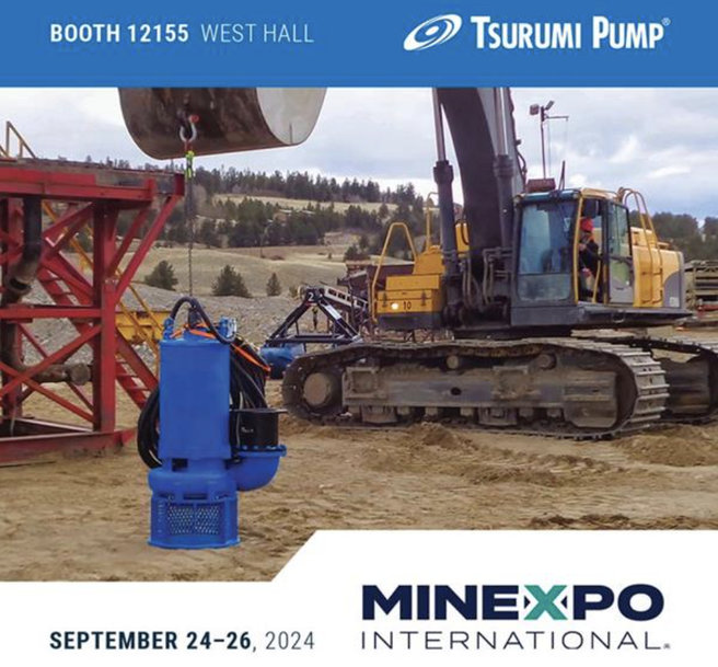 Tsurumi to highlight robust dewatering solutions at MINExpo 2024